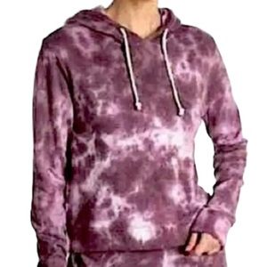 THREADS 4 THOUGHT NWT Roe CloudWash Tie Dye Hoodie Mauve Multi‎ Size S